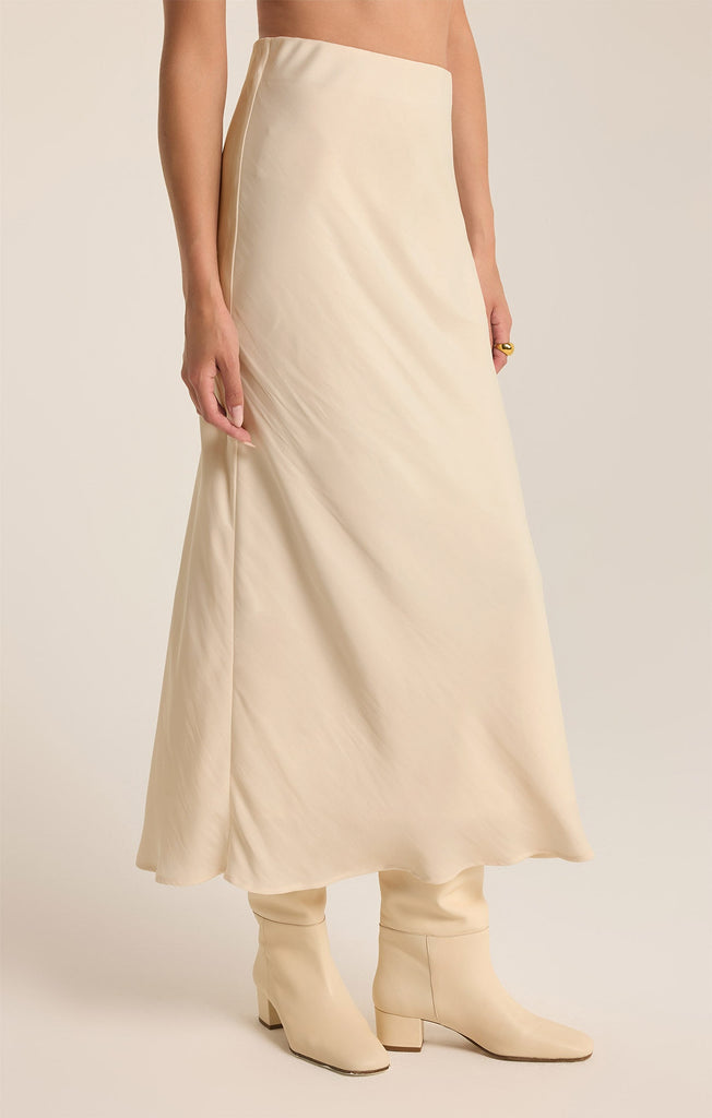 Europa Luxe Sheen Midi Skirt – Z SUPPLY