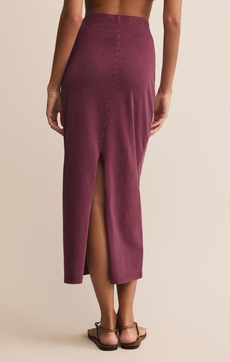 Skirts Gail Midi Skirt Burgundy