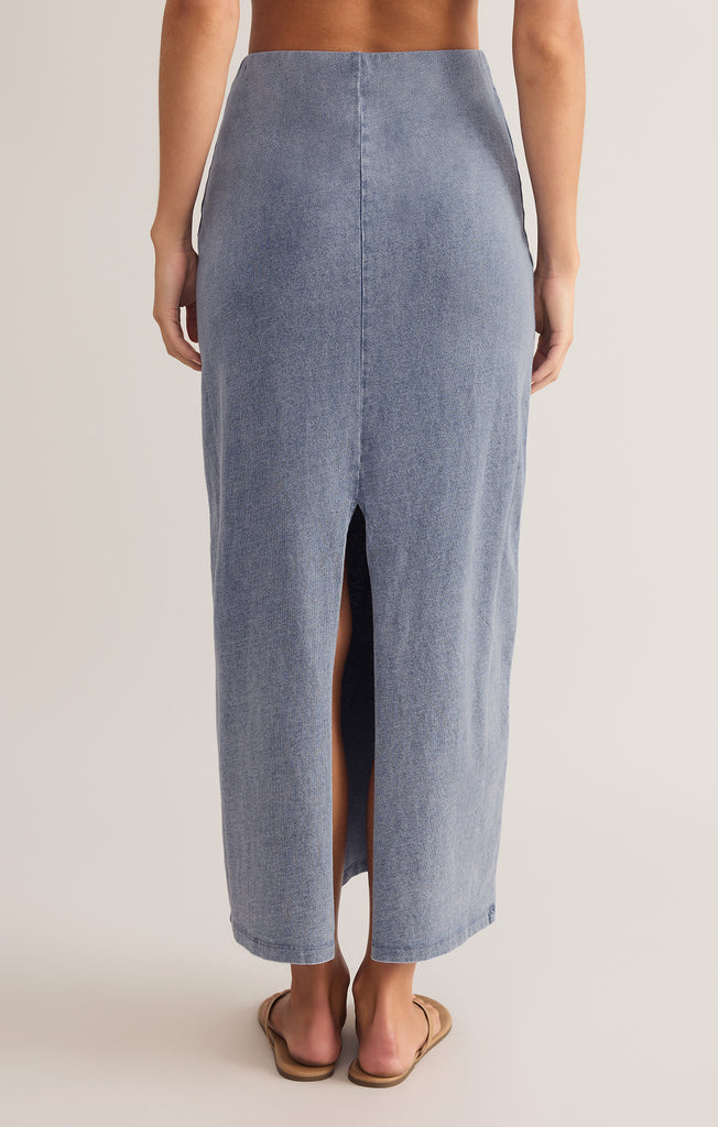 Gail Jersey Denim Midi Skirt – Z SUPPLY