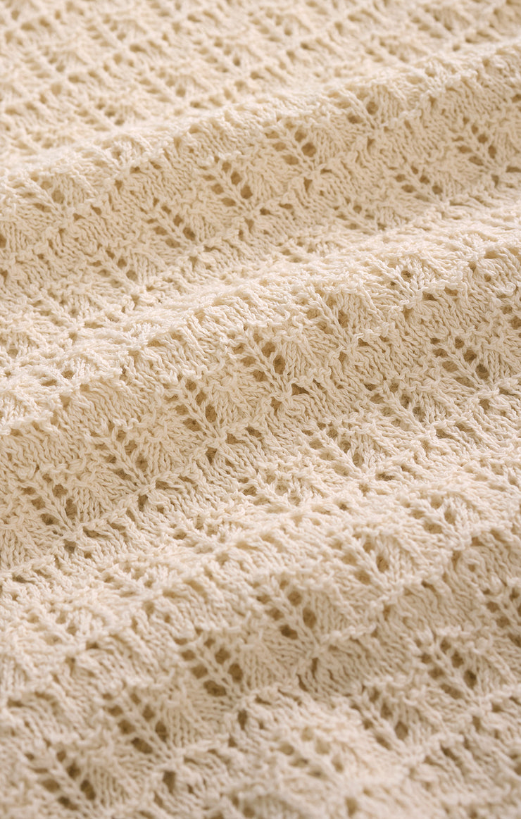 Skirts Soria Crochet Midi Skirt Sea Salt