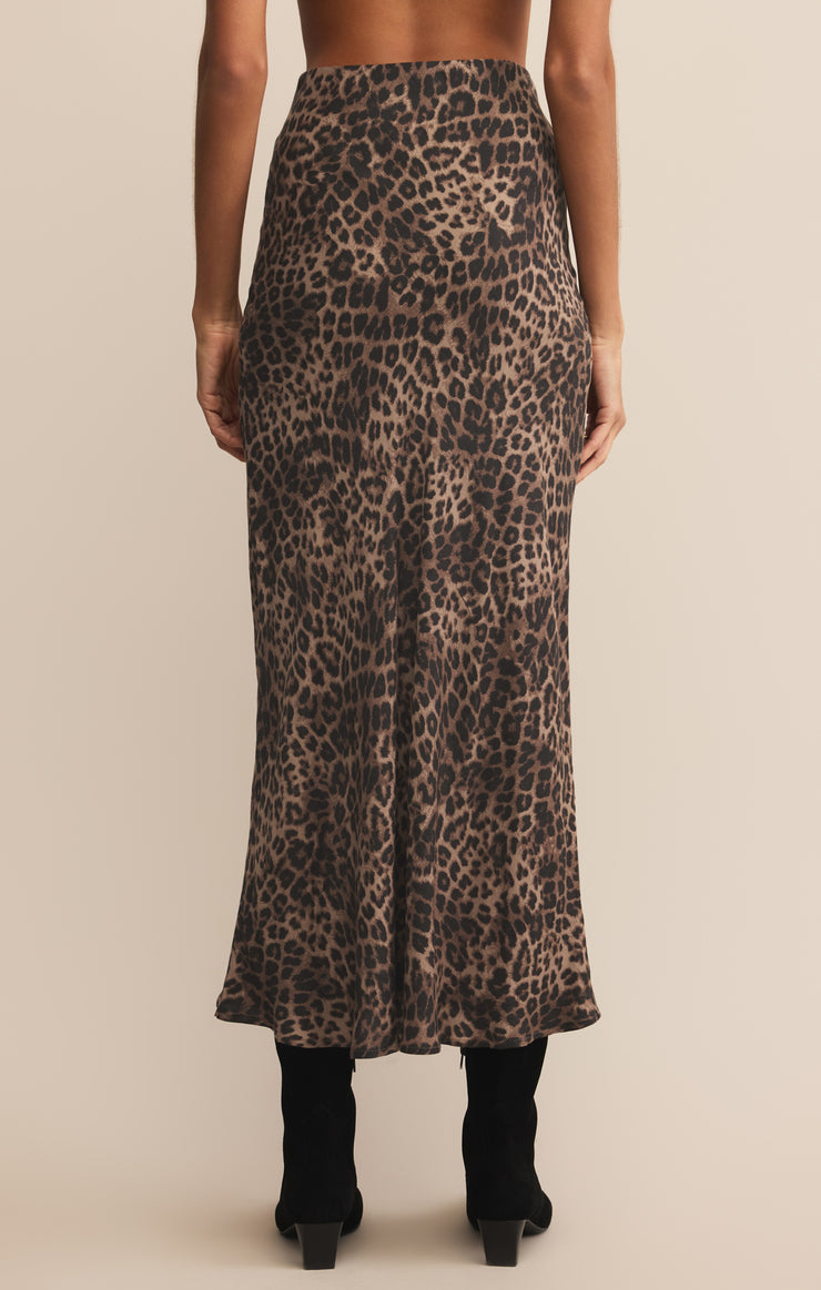 Skirts Izabel Leopard Skirt Desert Tan