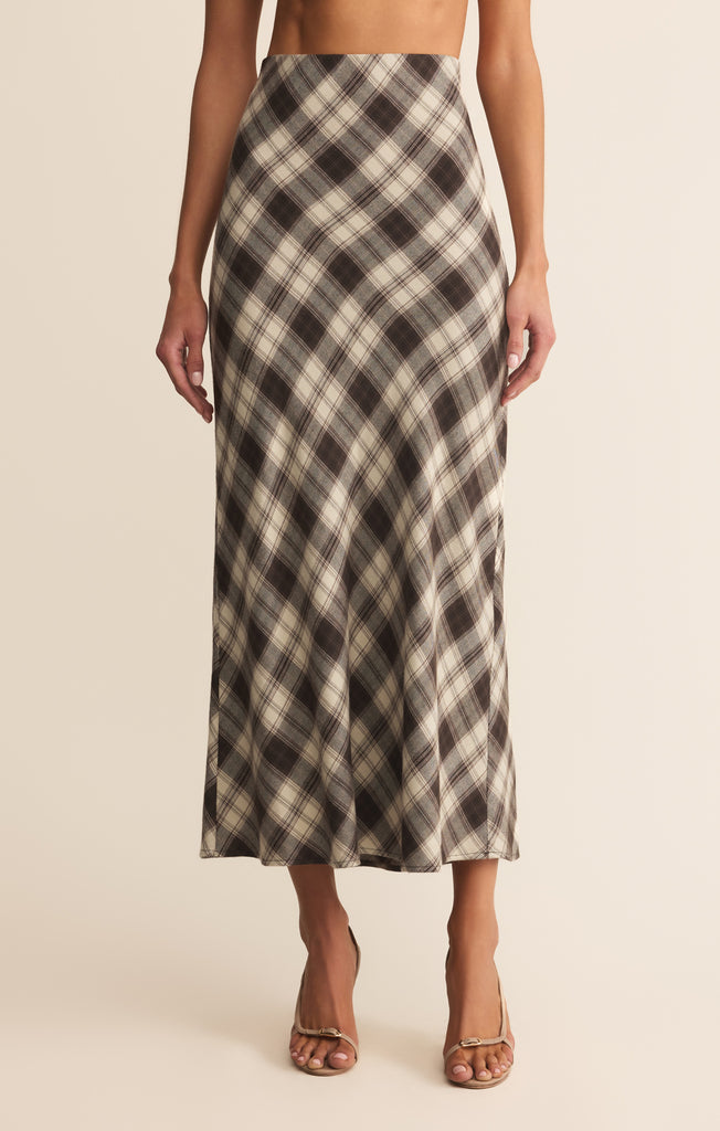 Europa Plaid Midi Skirt – Z SUPPLY