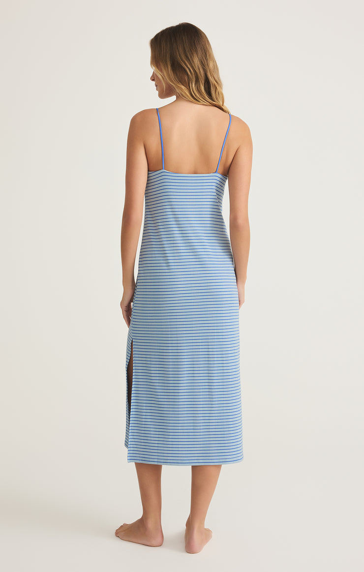 Dresses Sunday Striped Rib Dress Salt Water