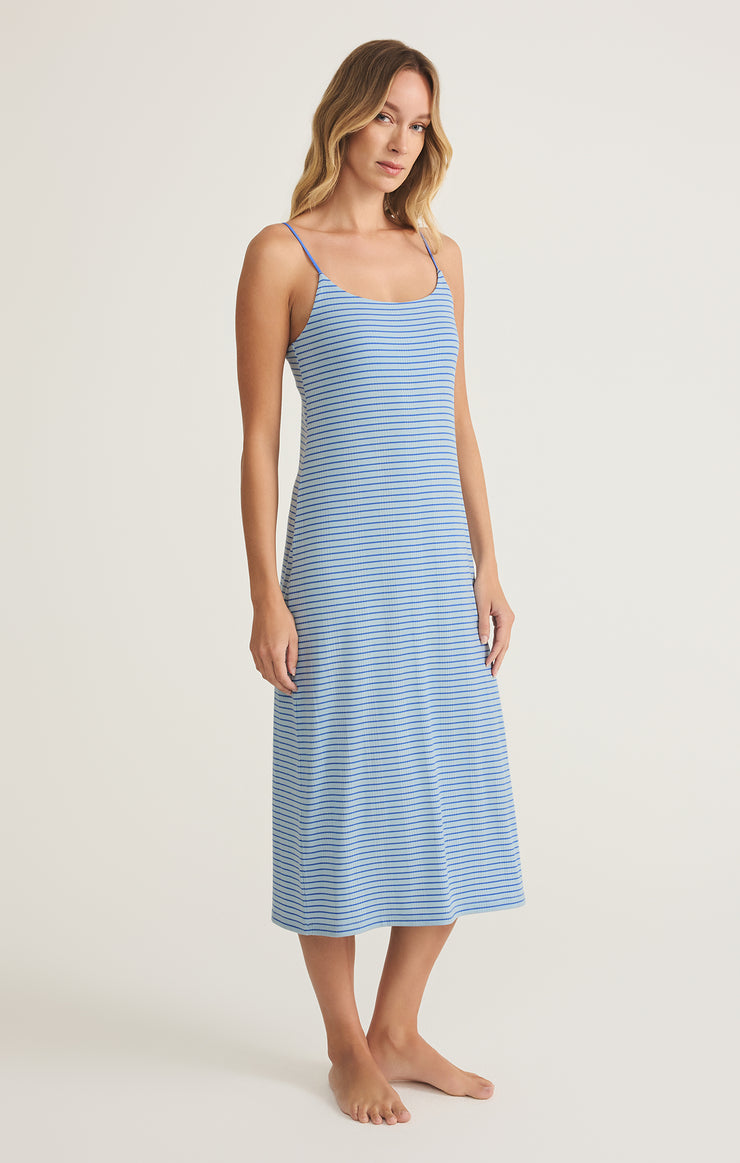 Dresses Sunday Striped Rib Dress Salt Water