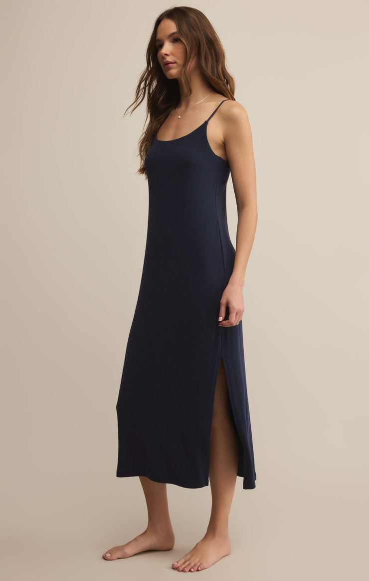 Dresses Classique Rib Midi Dress Eclipse