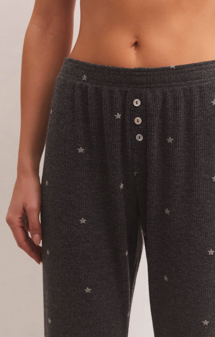 Pants Cozy Days Star Thermal Jogger Heather Black