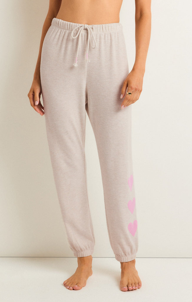 Heart to Heart Cloud Knit Jogger