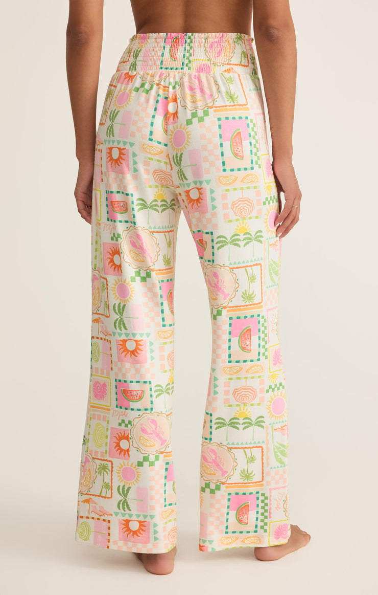 Pants Dawn Smocked Soleil Pant White