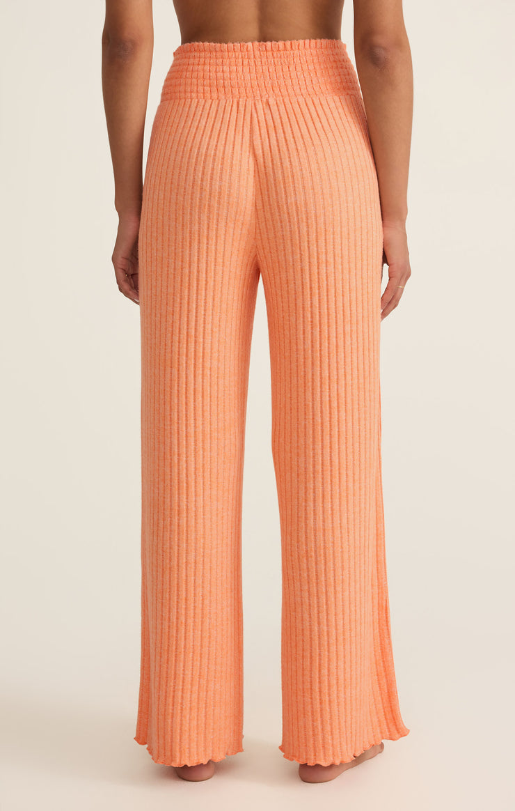 Pants Dawn Smocked Rib Pant Malibu Orange