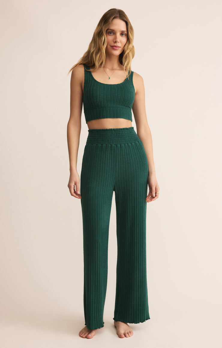 Pants Dawn Smocked Rib Pant Mistletoe