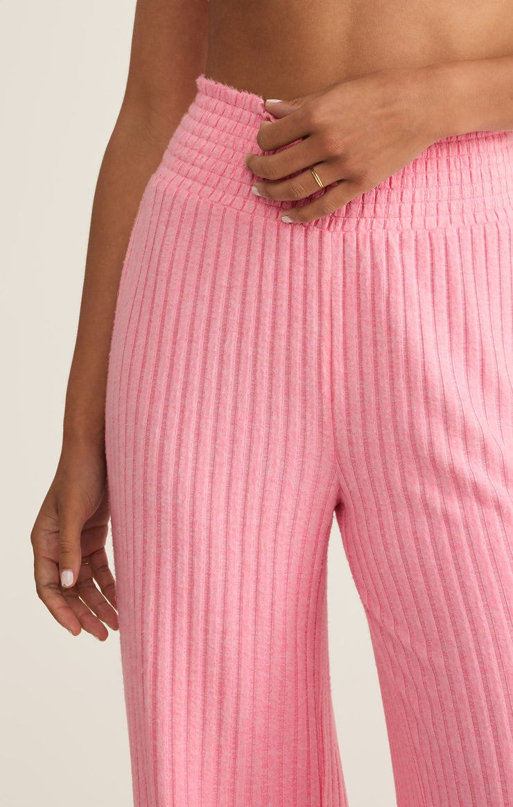 Pants Dawn Smocked Rib Pant Passion Fruit