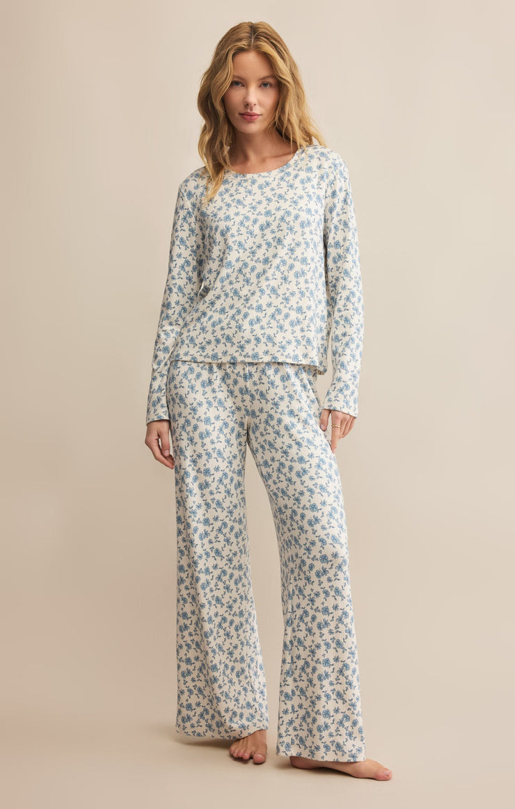 Pants Dawn Smocked Ditsy Floral Pant Crystal