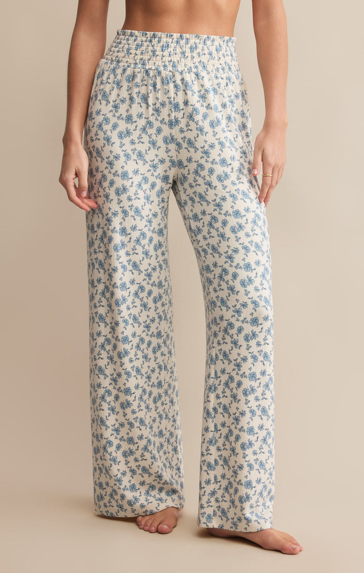 Pants Dawn Smocked Ditsy Floral Pant Crystal