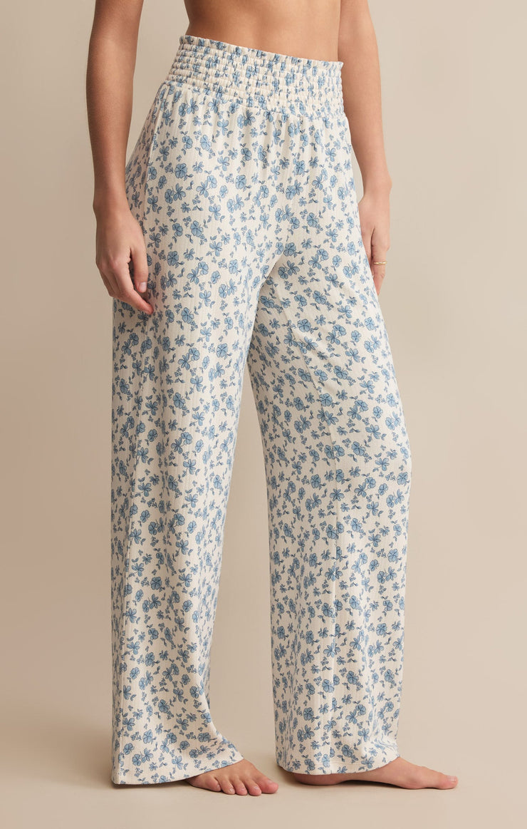 Pants Dawn Smocked Ditsy Floral Pant Crystal