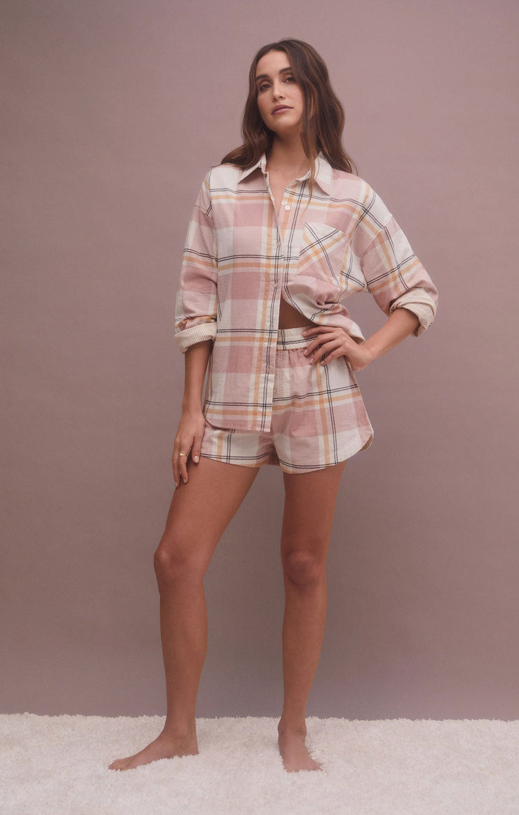 Shorts Co-Ed Plaid Boxer Co-Ed Plaid Boxer