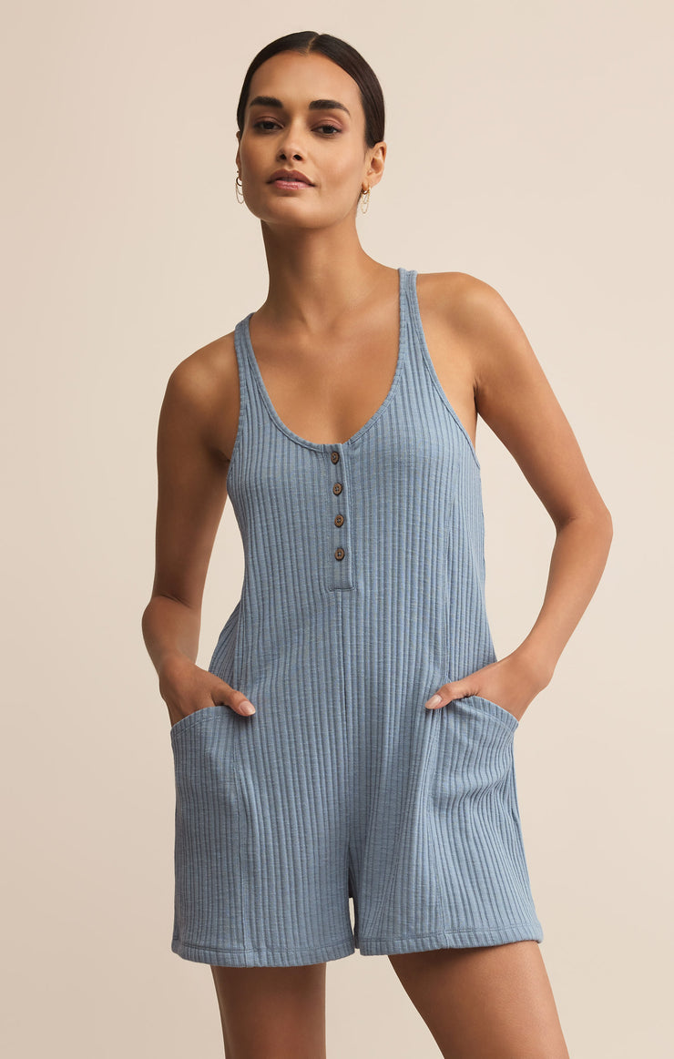 Shorts Island Hopper Romper Light Denim