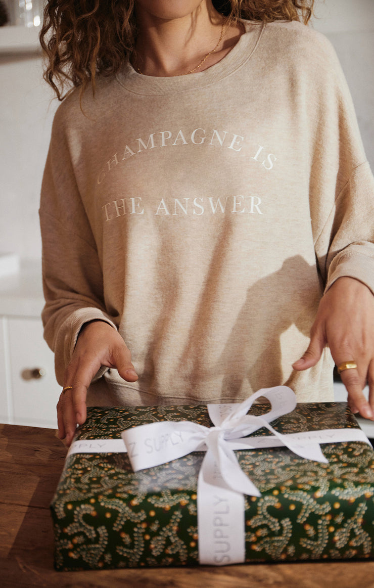 Tops Elle Champagne Sweatshirt Elle Champagne Sweatshirt