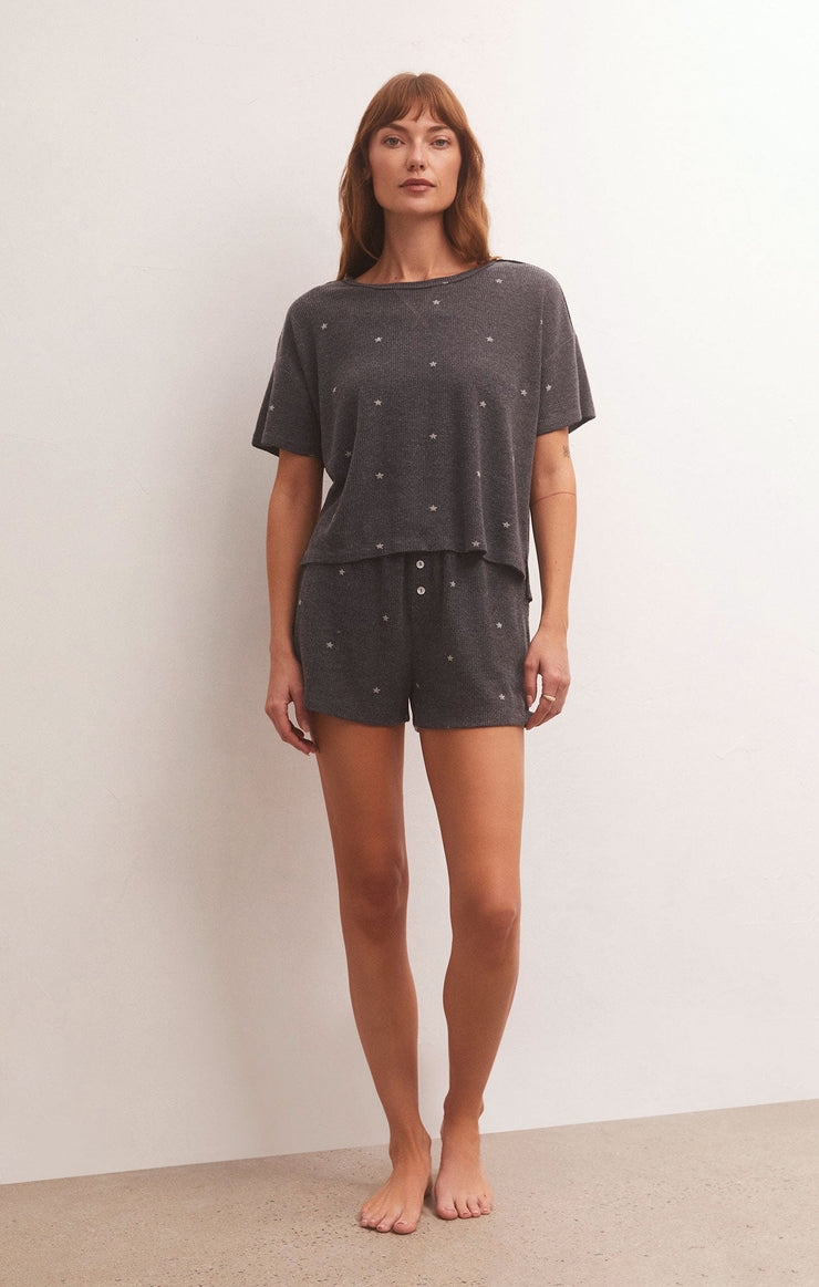 Tops Cozy Days Star Thermal Tee Cozy Days Star Thermal Tee