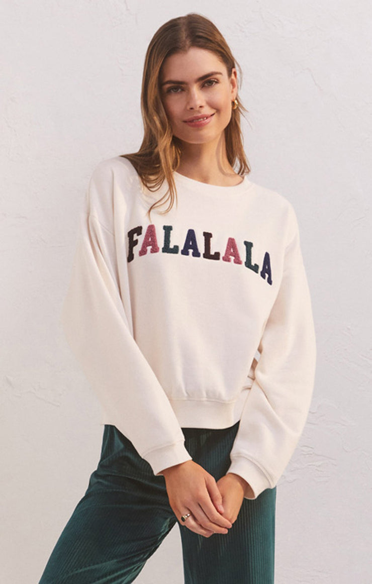 Tops Fa La La Long Sleeve Top Bone