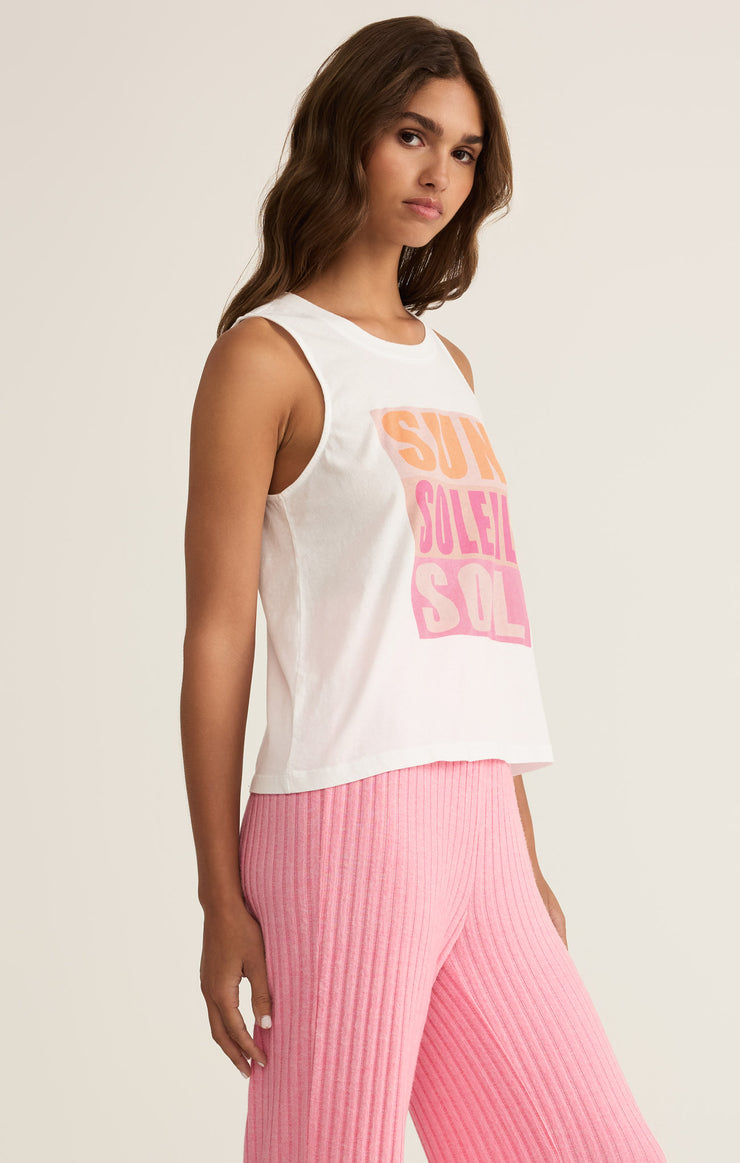Tops Sol Muscle Tank Passion Fruit