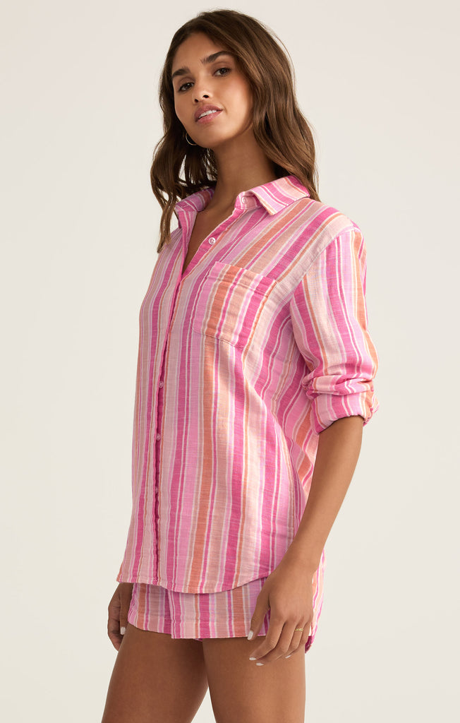 Saturdays Stripe Gauze Shirt – Z SUPPLY