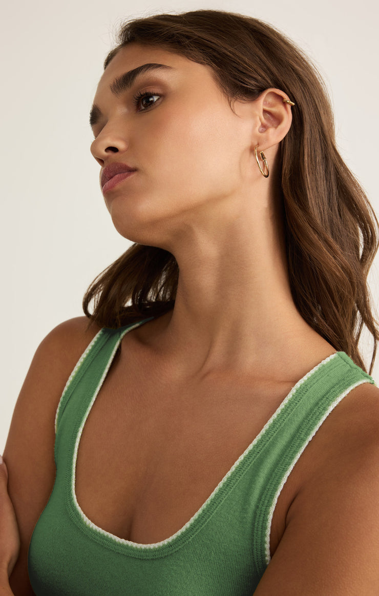 Tops Casa Whipstitch Tank Lawn