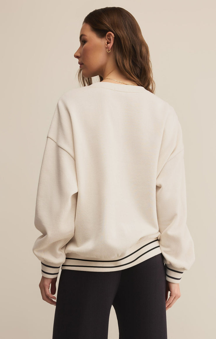 Tops Oversized Game Day Sweatshirt Vanilla Ice