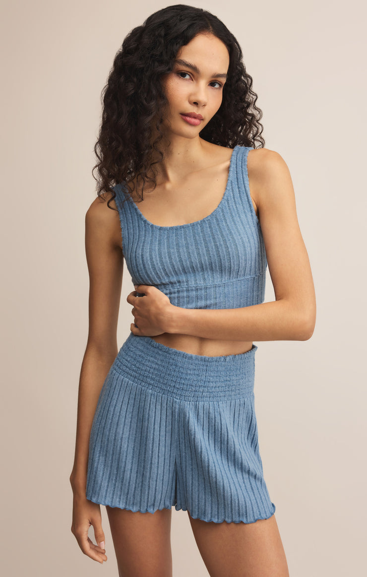 Tops Zoe Silky Rib Tank Bra Zoe Silky Rib Tank Bra
