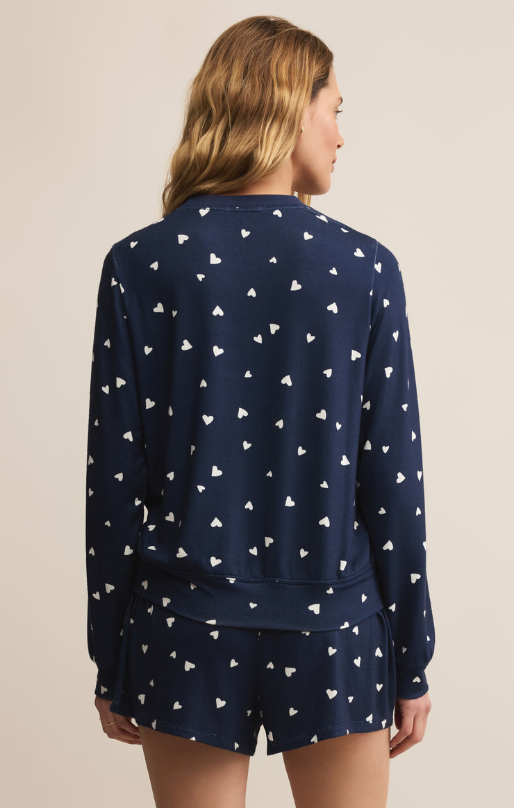 Tops Classic Heart Long Sleeve Eclipse