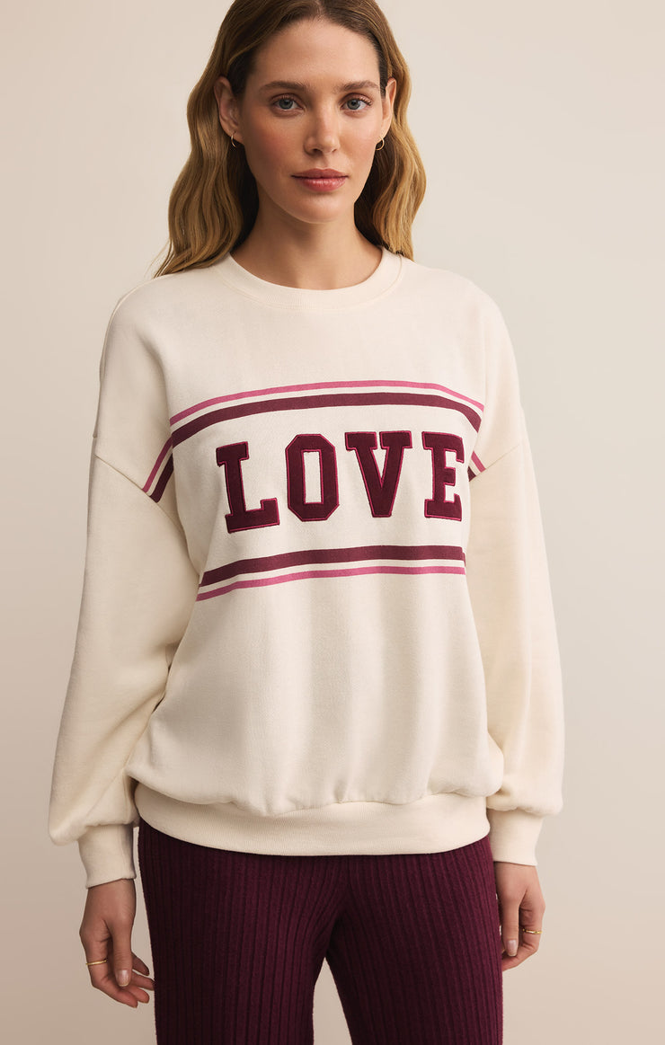 Tops Oversized Love Sweatshirt Oversized Love Sweatshirt