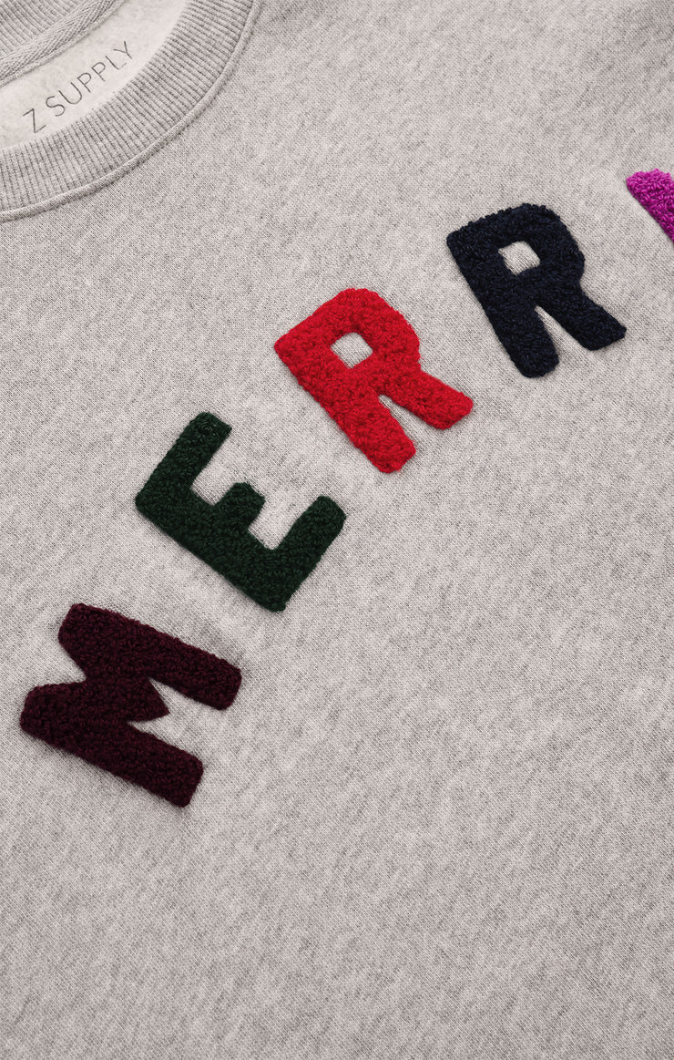 Tops Merry Sunday Sweatshirt Classic Heather Grey