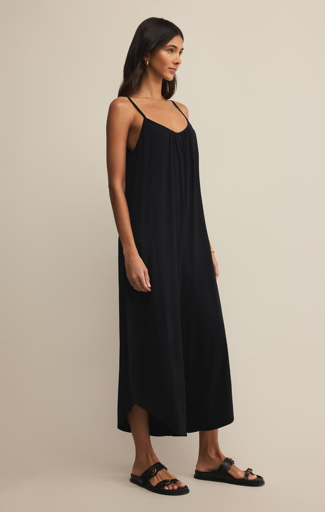パンツ DENIM&SUPPLY RL black rayon jumpsuit ZP191690_BLK_SIDE_c1625d9f-