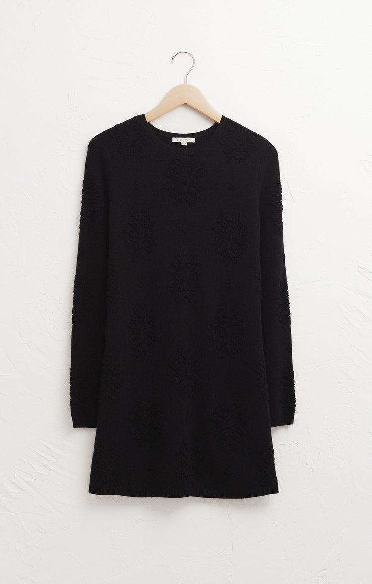 Dresses Lena Jacquard Sweater Mini Dress Black