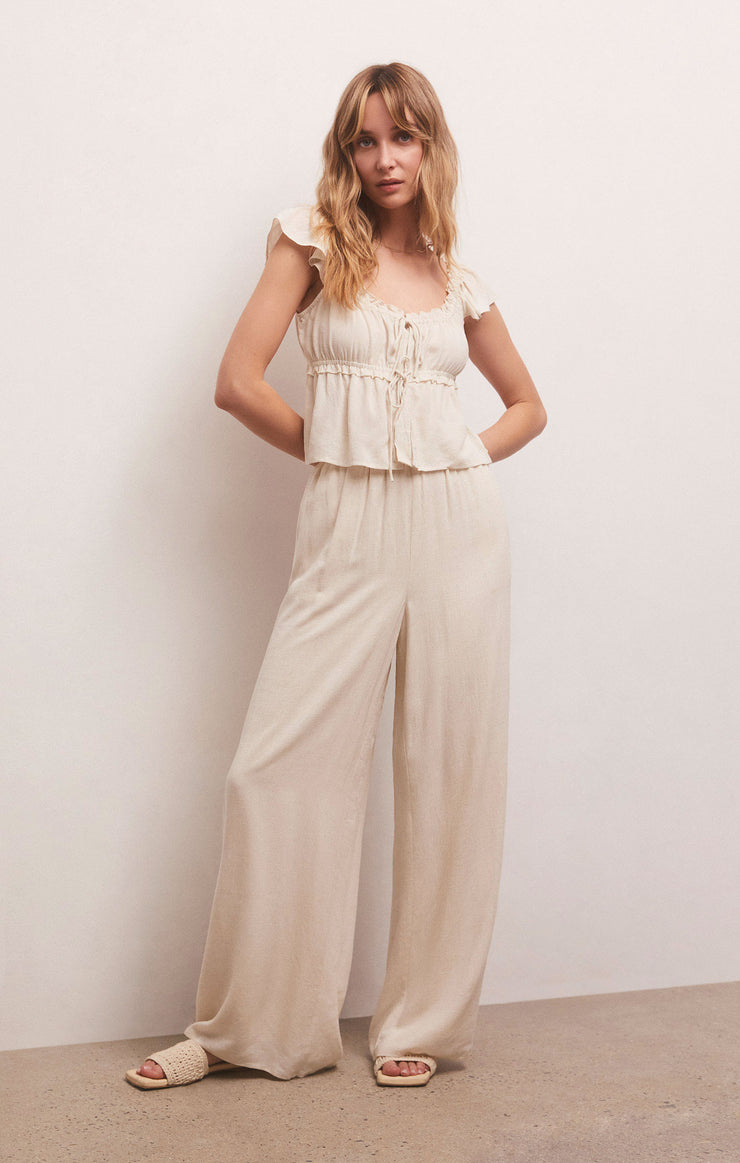 Tops Fay Linen Top Flax