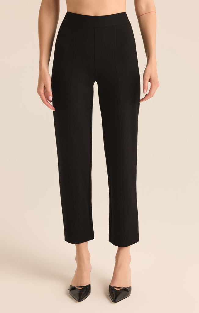 パンツ PHILOSOPHY Women Straight Pants A03010723 0555 BLACK ZP234413_BLK_FRONT_fdec8bc4-
