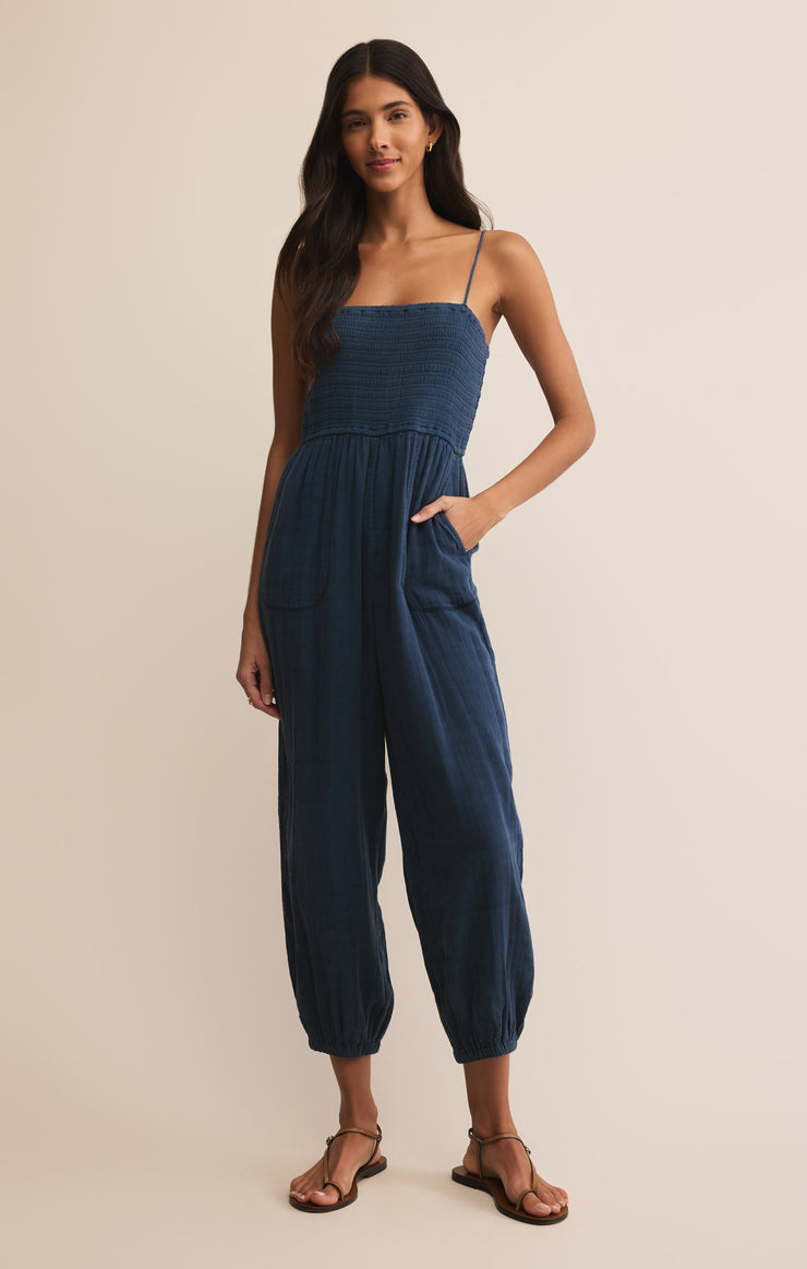 Pants Santos Gauze Jumpsuit Indigo