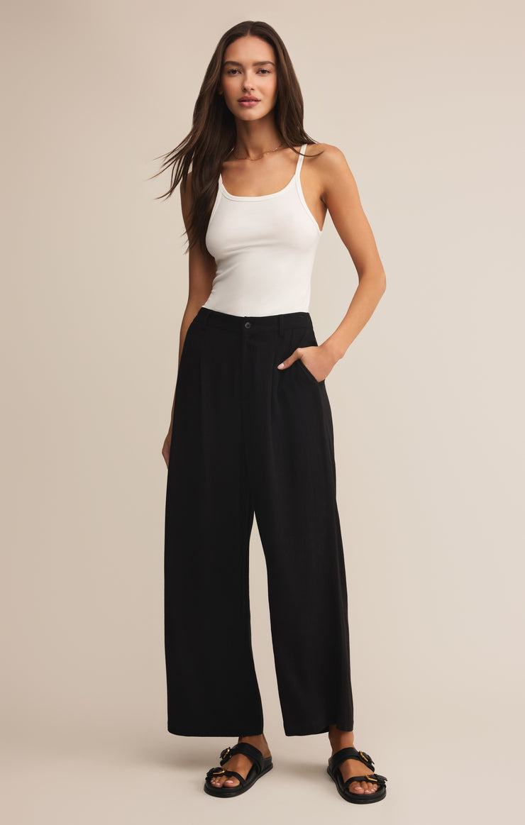 Pants Vista Linen Pant Black