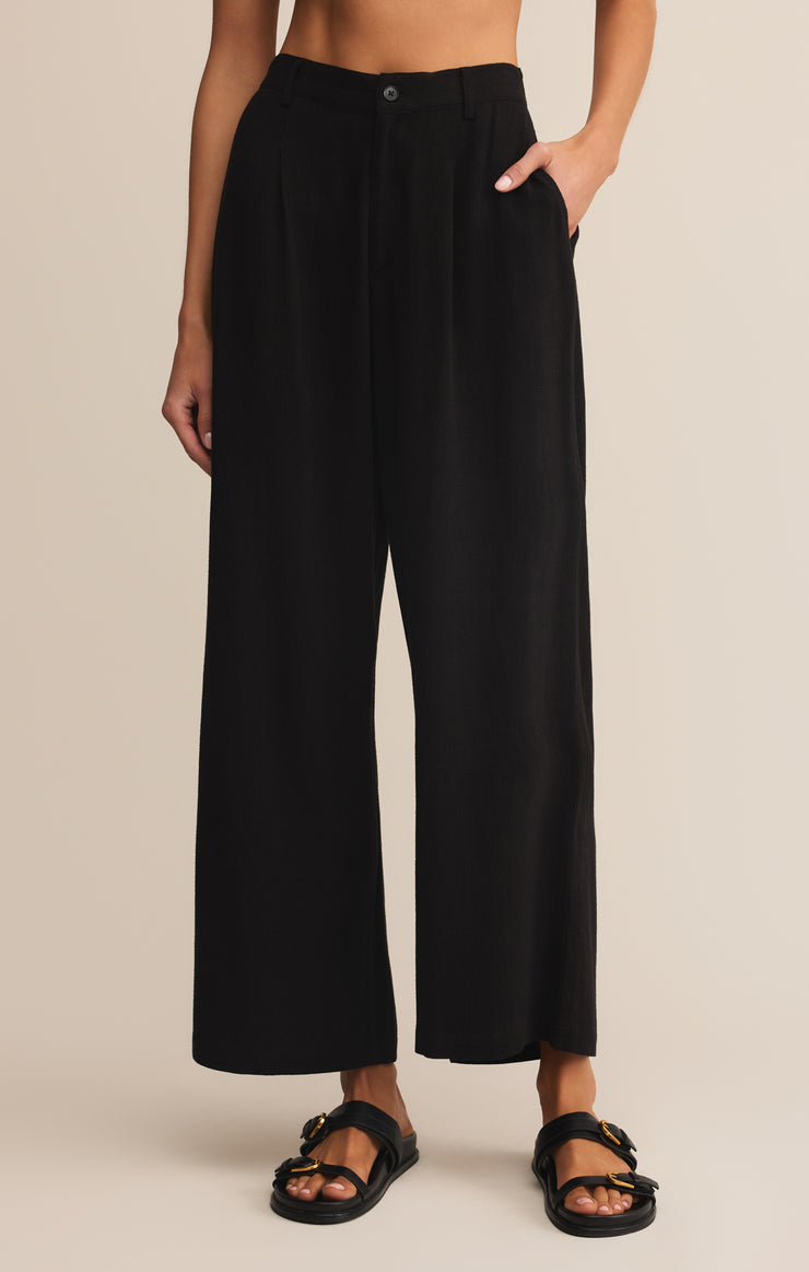 Pants Vista Linen Pant Black