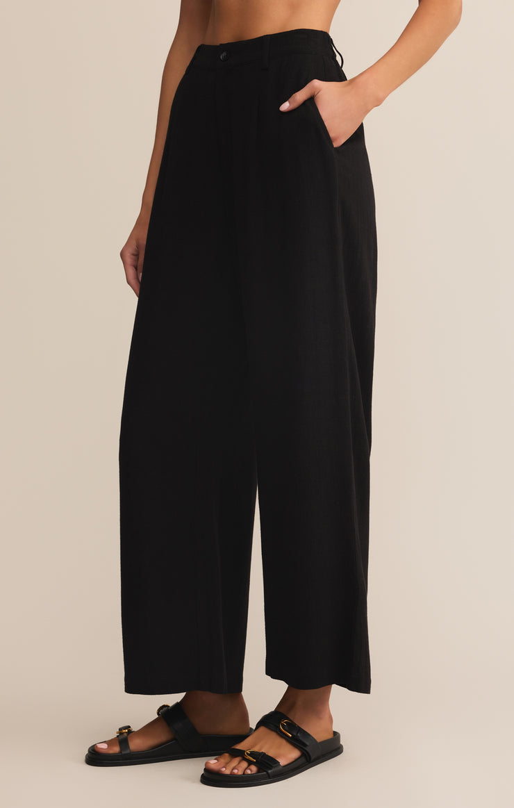 Pants Vista Linen Pant Black