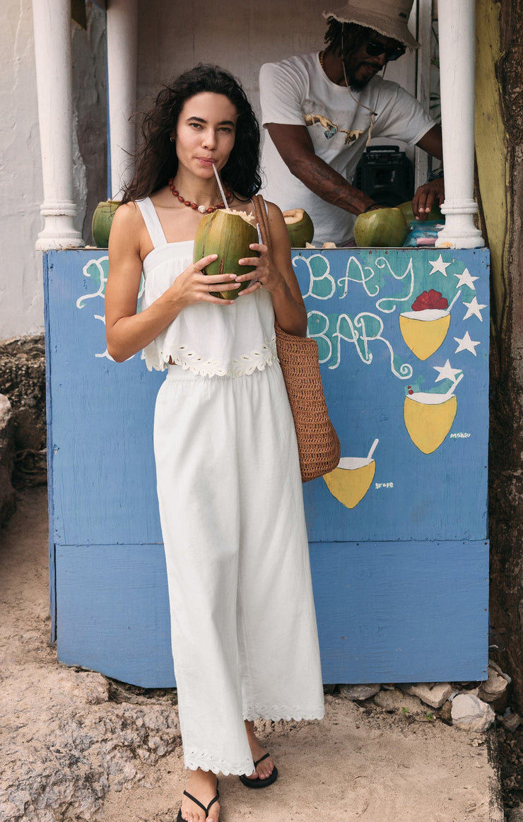 Pants Pesaro Embroidered Linen Pant Pesaro Embroidered Linen Pant