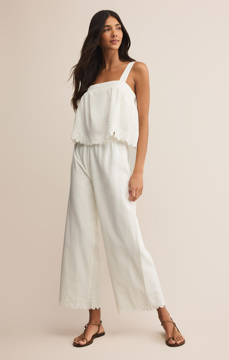 Pants Pesaro Eyelet Pant White