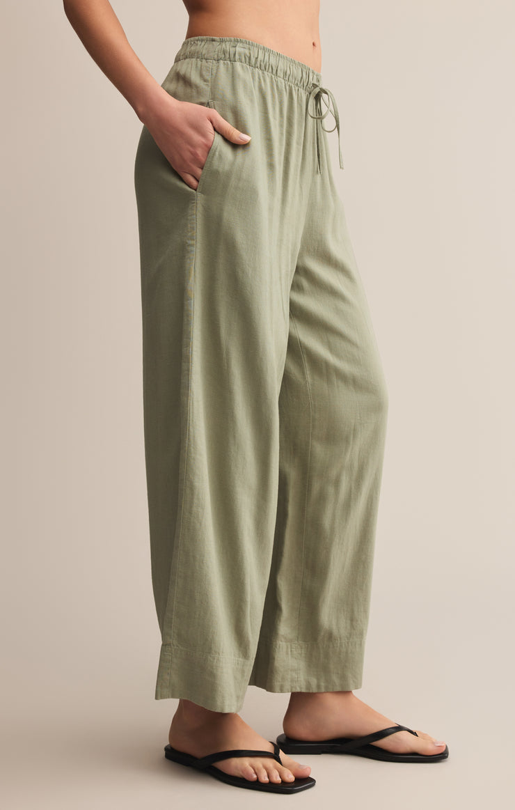 Pants Easton Textured Linen Pant Avocado
