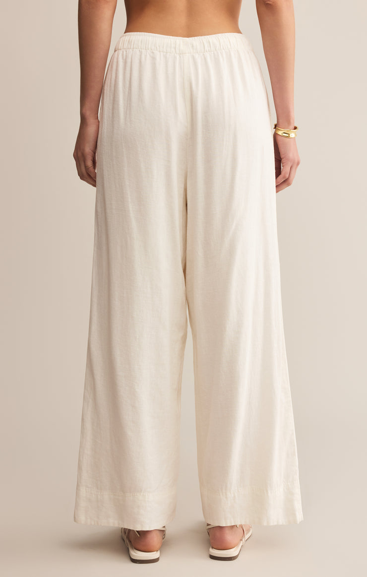 Pants Easton Textured Linen Pant White