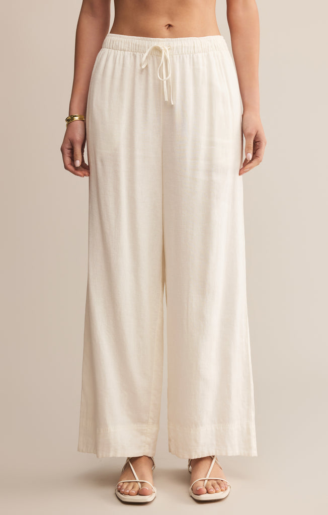【美品】seed and soil Linen pants oat Wide Leg Cropped Linen Pants - Oatmeal – Fresh Laundry