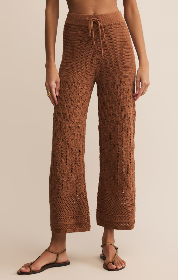 Pants Adia Crochet Pant Teakwood