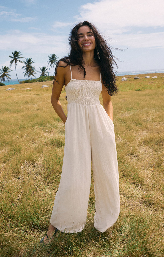 Beachside Smocked Jumpsuit – Z SUPPLY