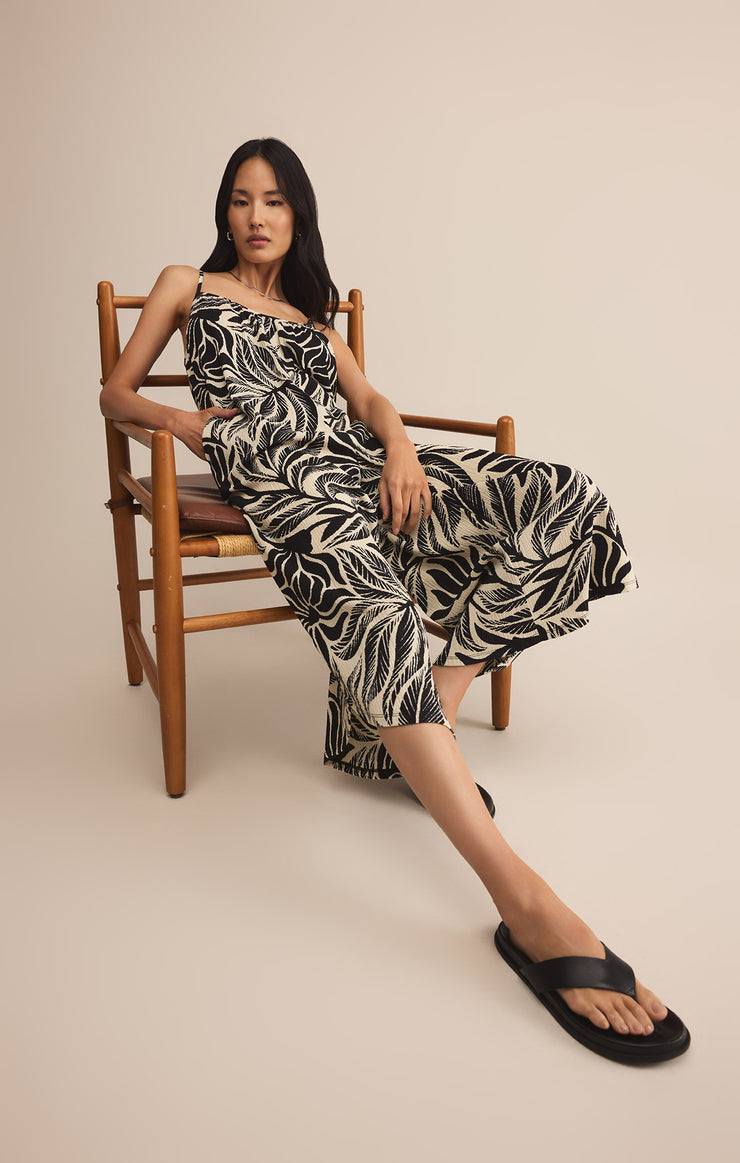 Pants Flared Palm Jumpsuit Flared Palm Jumpsuit