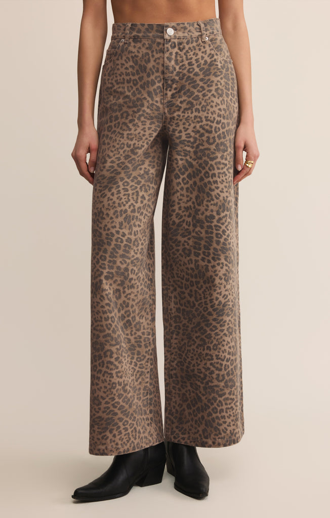 Marli Denim Leopard Pant – Z SUPPLY