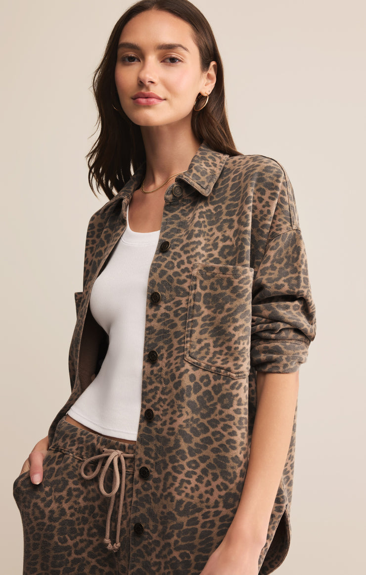 Pants Hunter Knit Leopard Pant Desert Tan