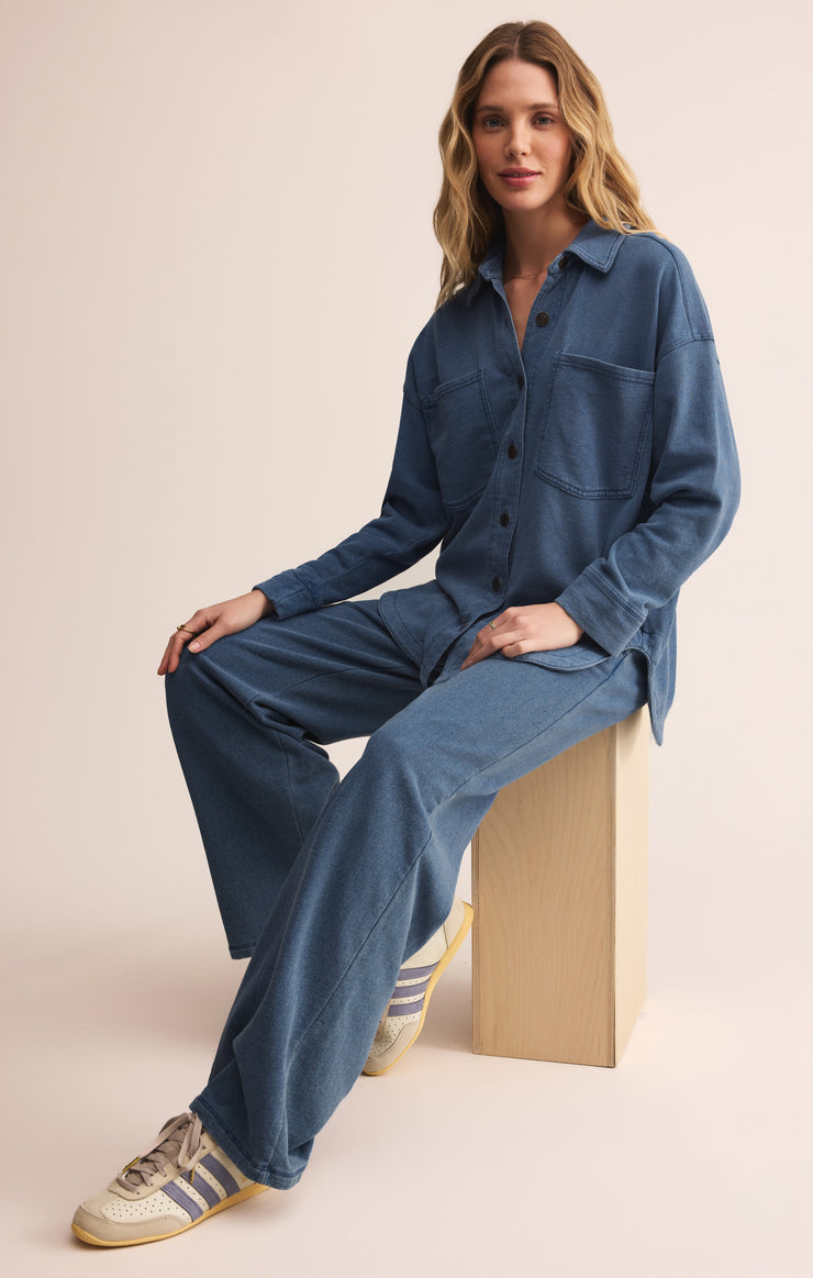 Pants Hunter Knit Denim Pant Vintage Indigo